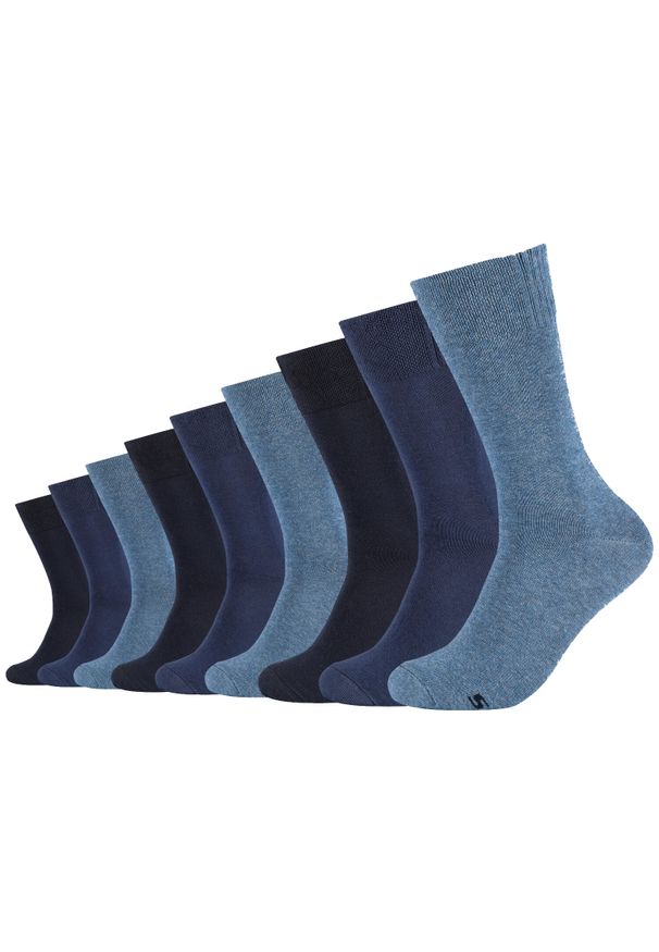 skechers - Skarpetki sportowe męskie 3pk Men's Basic Socks. Kolor: wielokolorowy. Materiał: poliamid, elastan, bawełna
