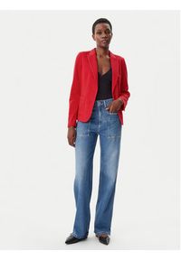 Olsen Marynarka 15001367 Czerwony Regular Fit. Kolor: czerwony. Materiał: syntetyk