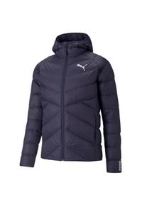 Puma - Męska Kurtka Puchowa PackLITE. Kolor: niebieski. Materiał: puch. Sport: turystyka piesza