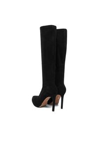 Nine West Kozaki CEO-DALAL-01 Czarny. Kolor: czarny. Materiał: materiał