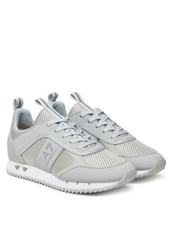 EA7 Emporio Armani Sneakersy X8X185 XR175 U462 Szary. Kolor: szary. Materiał: skóra