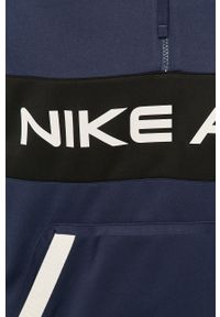 Nike Sportswear - Bluza. Okazja: na co dzień. Kolor: niebieski. Materiał: materiał. Długość: krótkie. Wzór: gładki, nadruk. Styl: casual #3