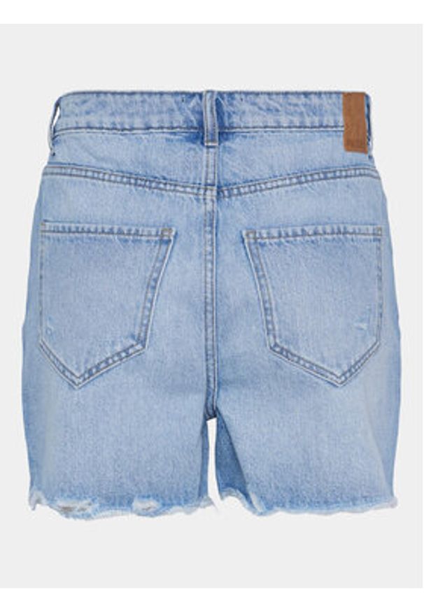 Pieces Szorty jeansowe Summer 17146747 Niebieski Regular Fit. Kolor: niebieski. Materiał: bawełna