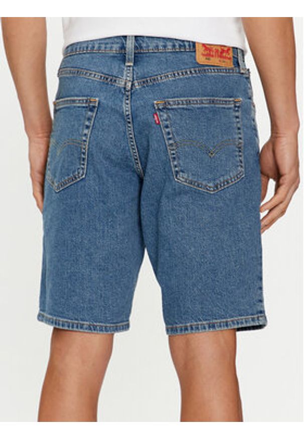 Levi's® Szorty jeansowe 445 Athletic A7219-0002 Niebieski Regular Fit. Kolor: niebieski. Materiał: bawełna
