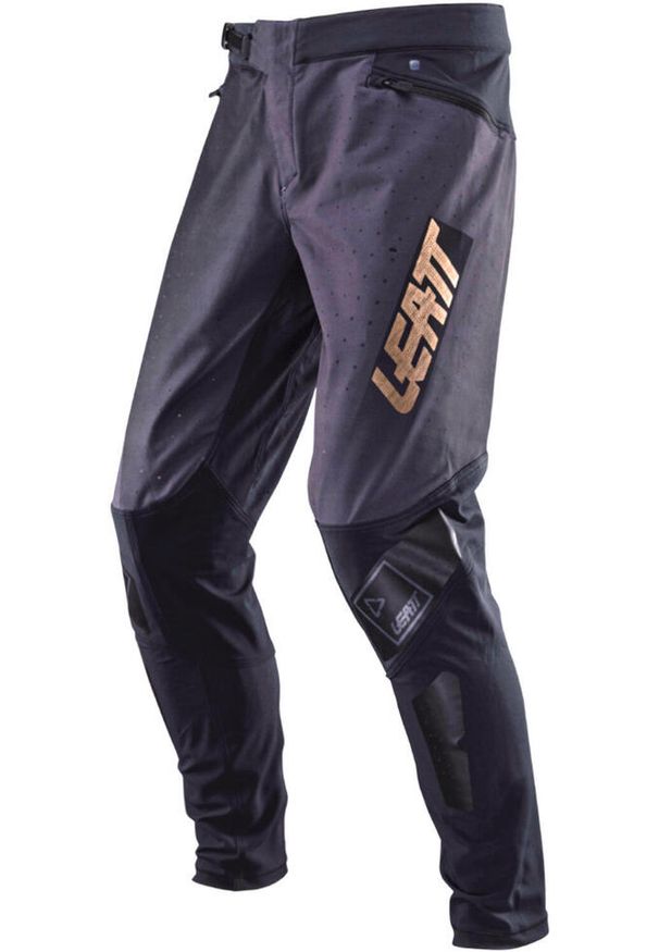 Spodnie rowerowe dziecięce LEATT Pant MTB Gravity 4.0 Junior. Kolor: czarny. Styl: sportowy. Sport: kolarstwo