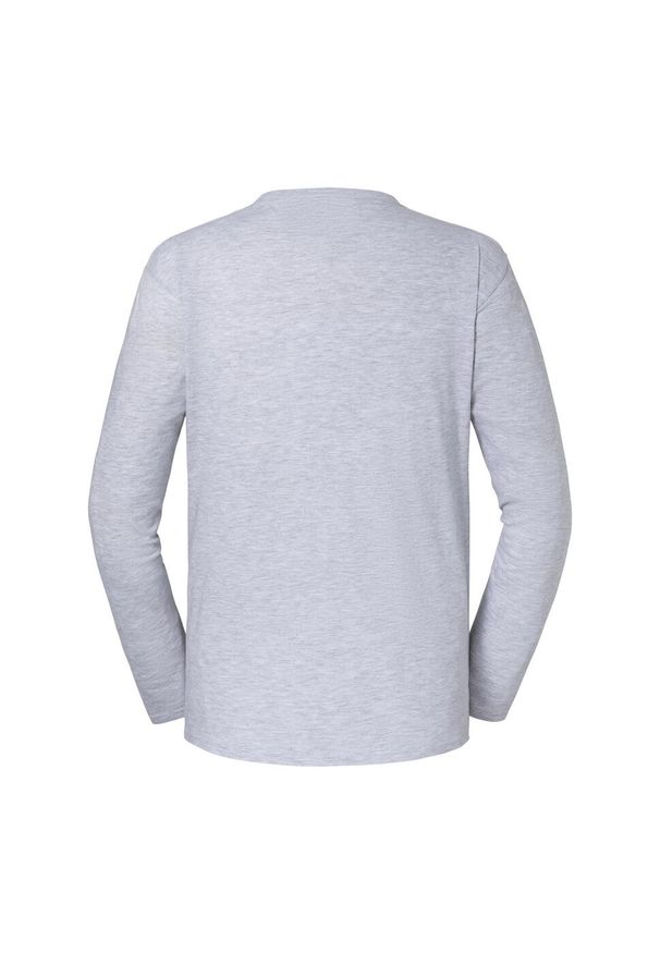 FRUIT OF THE LOOM - Męska Koszulka Z Długim Rękawem Iconic 195 Premium Heather. Kolor: szary. Długość rękawa: długi rękaw. Długość: długie