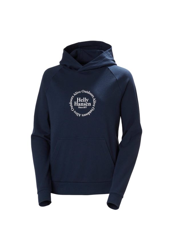 Bluza damska Helly Hansen Core Graphic. Kolor: niebieski