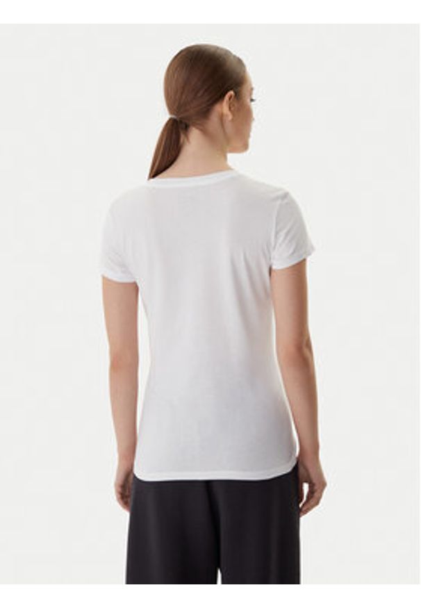 Armani Exchange T-Shirt XW001351 AF17172 U0002 Biały Slim Fit. Kolor: biały. Materiał: bawełna