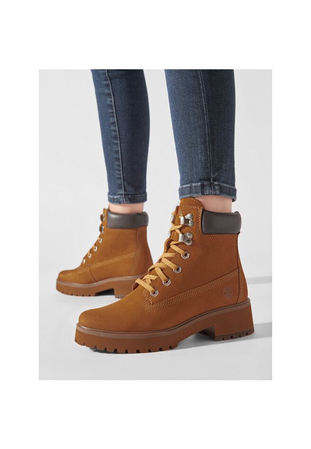 Trapery Timberland. Kolor: brązowy