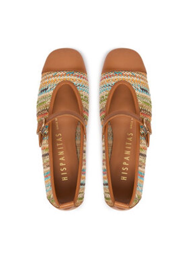 Hispanitas Czółenka RHV264686 C006 Brązowy. Kolor: brązowy. Materiał: materiał