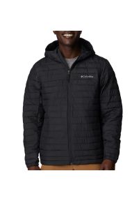 columbia - Kurtka Columbia Silver Falls Hooded Insulated 2034506010 - czarna. Kolor: czarny. Materiał: poliester, puch. Wzór: aplikacja