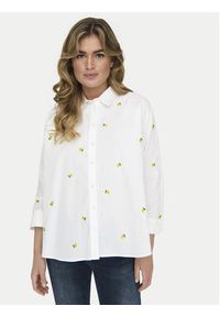 only - ONLY Koszula 15283743 Biały Box Fit. Kolor: biały. Materiał: bawełna #2