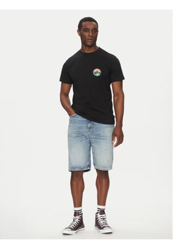 Billabong T-Shirt Brightness Ss EBYZT00306 Czarny Regular Fit. Kolor: czarny. Materiał: bawełna