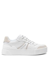 Lacoste Sneakersy L00107224SF Biały. Kolor: biały. Materiał: skóra