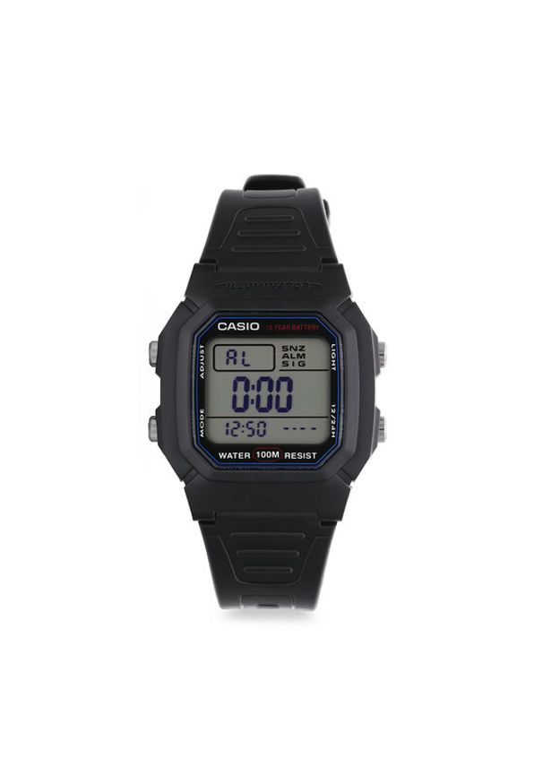 Casio Zegarek W-800H-1AVEF Czarny. Kolor: czarny