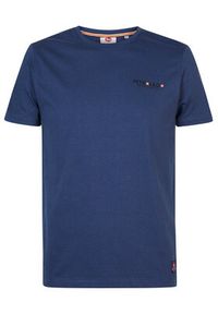 Petrol Industries T-Shirt M-1030-TSR686 Granatowy Regular Fit. Kolor: niebieski