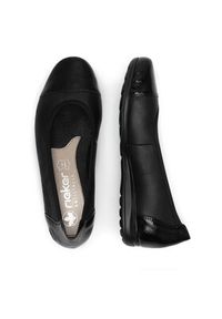 Rieker Baleriny L9351-00 Czarny. Kolor: czarny. Materiał: skóra #3