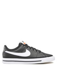 Nike Sneakersy Court Legacy (Gs) DA5380 002 Czarny. Kolor: czarny. Materiał: skóra