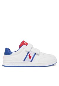 Polo Ralph Lauren Sneakersy RL02476104 Biały. Kolor: biały. Materiał: skóra