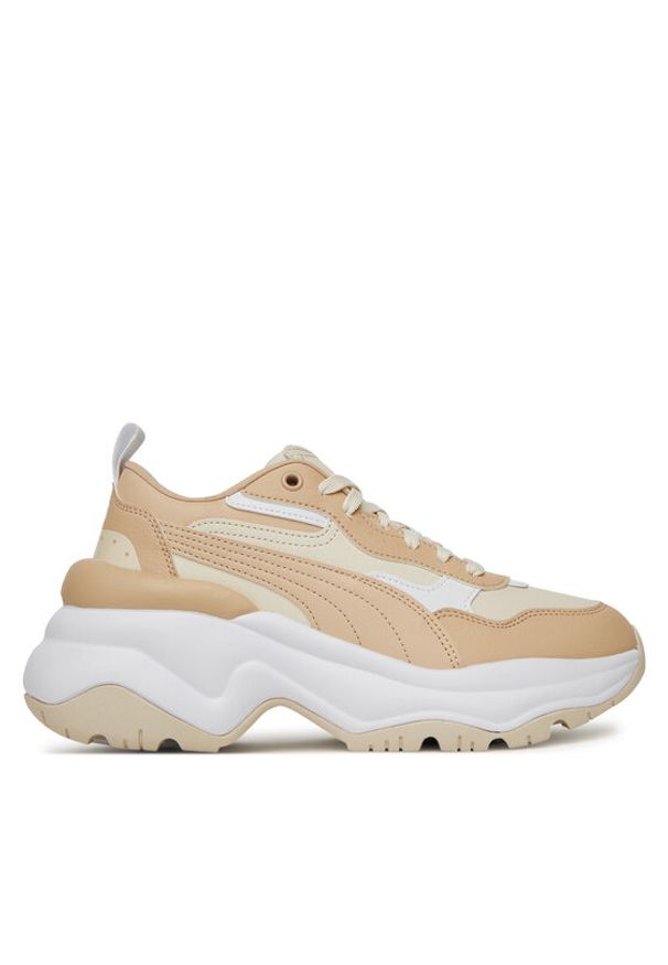 Puma Sneakersy Cilia Wedge 393915 12 Écru. Kolor: kremowy. Materiał: skóra