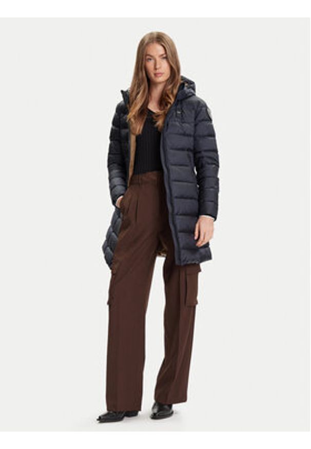 Blauer Kurtka damska 25WBLDK03102 Granatowy Regular Fit. Kolor: niebieski. Materiał: syntetyk