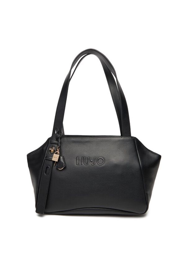 Liu Jo Torebka Esc M Tote AF5081 E0037 Czarny. Kolor: czarny. Materiał: skórzane