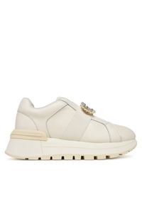 Liu Jo Sneakersy Amazing 40 BF5045 P0102 Écru. Materiał: skóra