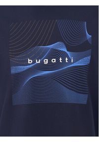 Bugatti T-Shirt 8350-75044C Granatowy Regular Fit. Kolor: niebieski. Materiał: bawełna #8