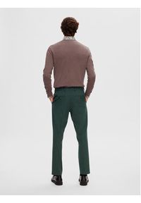 Selected Homme Sweter 16079774 Bordowy Regular Fit. Kolor: czerwony. Materiał: bawełna #4