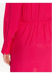 Sisley Sukienka codzienna 4B5FLV03L Różowy Regular Fit. Okazja: na co dzień. Kolor: różowy. Materiał: wiskoza. Typ sukienki: proste. Styl: casual