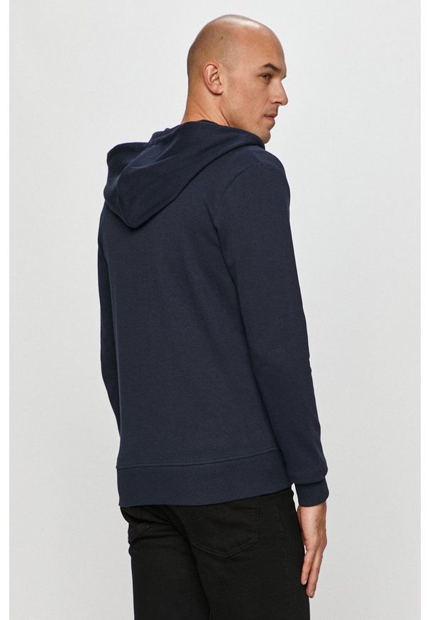Jack & Jones - Bluza. Okazja: na co dzień. Typ kołnierza: kaptur. Kolor: niebieski. Styl: casual