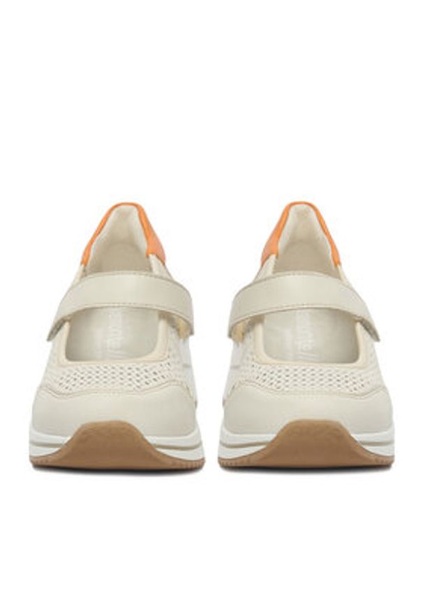 Remonte Półbuty CEO-D0T21-81 Beżowy. Kolor: beżowy. Materiał: skóra, syntetyk