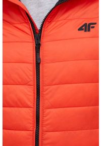 4f - 4F kurtka męska kolor pomarańczowy przejściowa. Kolor: pomarańczowy #4