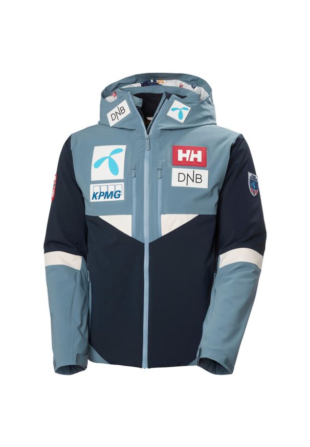 Kurtka narciarska Helly Hansen Kvitfjell. Kolor: niebieski. Sezon: zima. Sport: narciarstwo