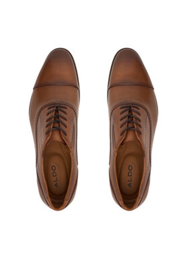 Aldo Półbuty Abawienflex 13265391 Brązowy. Kolor: brązowy. Materiał: skóra