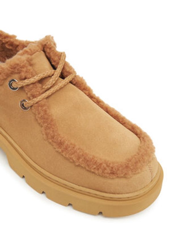 Inuikii Półbuty Mocabee Curly 1015.003.0011 Brązowy. Kolor: brązowy. Materiał: zamsz, skóra