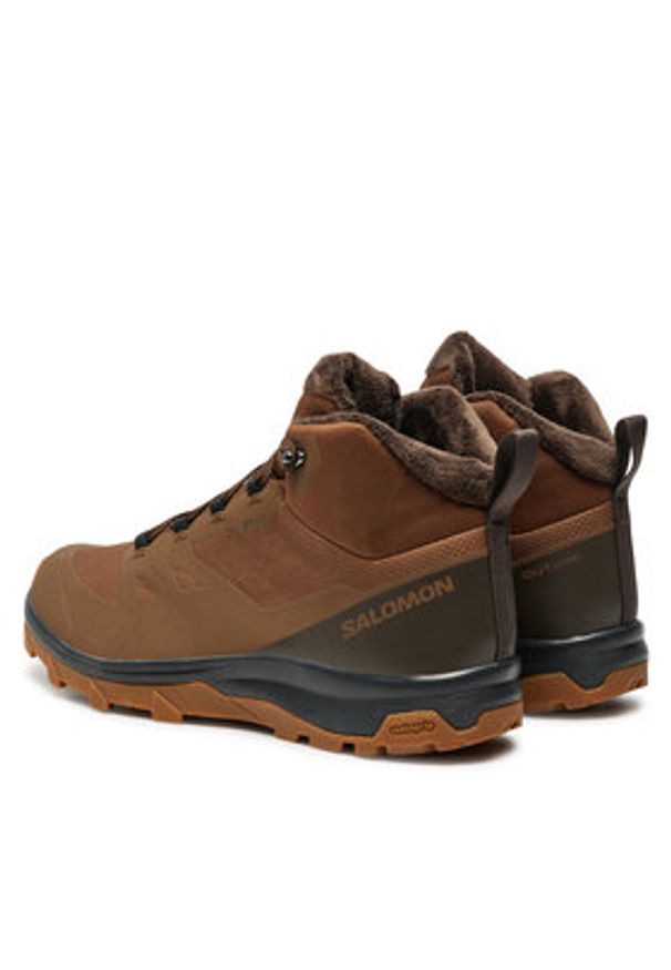 Salomon Trekkingi Outsnap Climasalomon™ Waterproof L47685000 Brązowy. Kolor: brązowy. Materiał: materiał. Sport: turystyka piesza