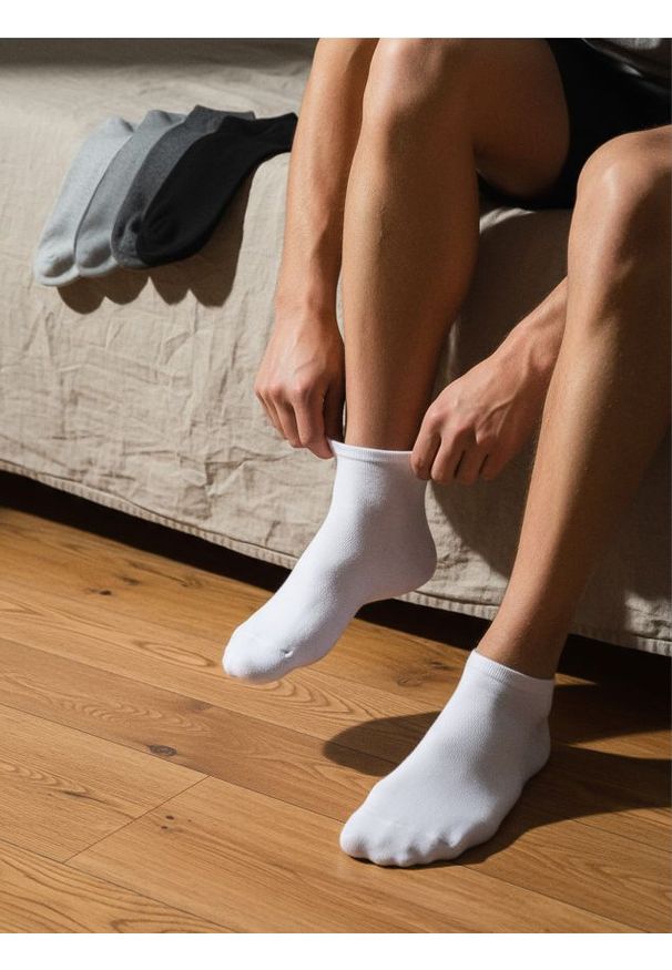 Sinsay - Skarpetki 5 pack - szary. Kolor: szary