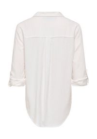 only - ONLY Koszula Goa 15363991 Biały Loose Fit. Kolor: biały. Materiał: len #7