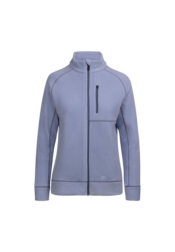 TRESPASS - Damska Bluza Polarowa Script AT200. Kolor: niebieski. Materiał: polar