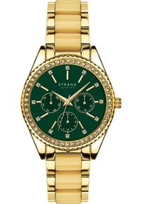 Zegarek Strand Zegarek damski Strand S729LMGESG CYRKONIE żółty. Kolor: żółty #1