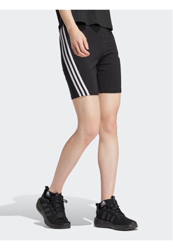Adidas - adidas Kolarki Future Icons 3-Stripes IP1569 Czarny Slim Fit. Kolor: czarny. Materiał: bawełna