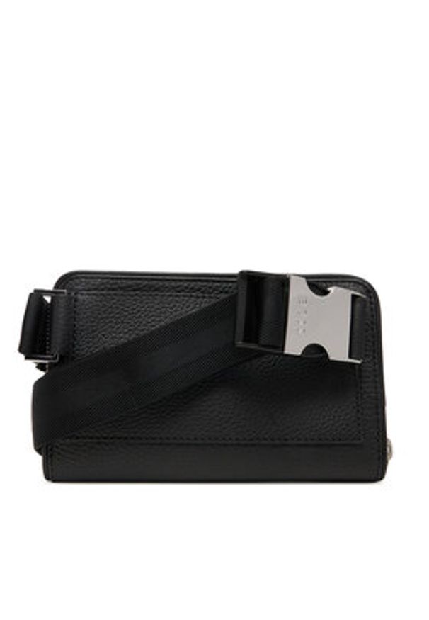 BOSS Saszetka nerka New Crosstown_C.Over 50529286 Czarny. Kolor: czarny. Materiał: skóra