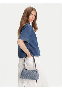 Calvin Klein Jeans Torebka Ckj Monogram Drop Sm Shoulder Ba LV04K3142G Niebieski. Kolor: niebieski