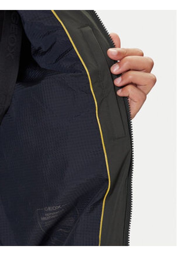 Geox Kurtka bomber Spherica M5628R T3271 F3251 Szary Regular Fit. Kolor: szary. Materiał: syntetyk