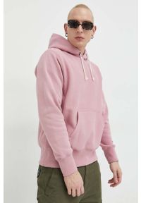 Champion bluza męska kolor różowy z kapturem melanżowa. Typ kołnierza: kaptur. Kolor: różowy. Długość rękawa: długi rękaw. Długość: długie. Wzór: melanż #3