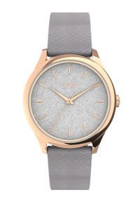 Timex zegarek TW2V01000 Celestial Opulence damski kolor złoty. Kolor: złoty. Materiał: materiał