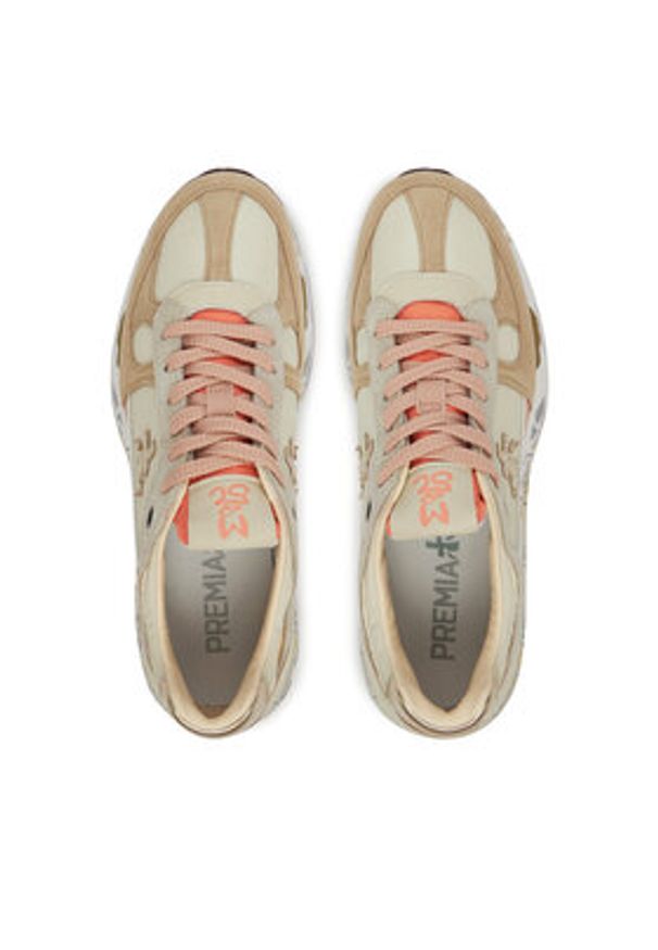 Premiata Sneakersy Mased Var 7397 Beżowy. Kolor: beżowy. Materiał: materiał