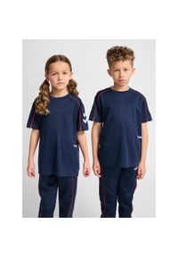 Koszulka dla dzieci Hummel. Kolor: wielokolorowy, niebieski, zielony. Sport: joga i pilates #1