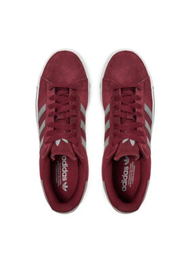 Adidas - adidas Sneakersy Campus Vulc IF9286 Bordowy. Kolor: czerwony. Materiał: zamsz, skóra. Model: Adidas Campus